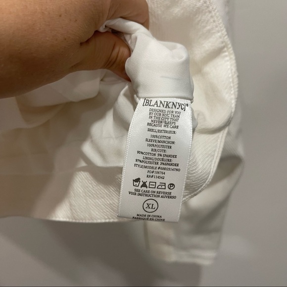 Blank NYC Mesh Detail Crepe Jacket in Windy City - Picture 10 of 15